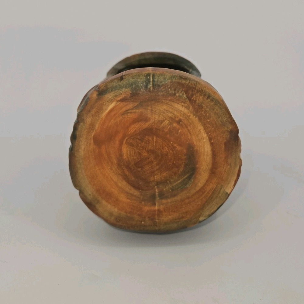 Antique Weller Pottery Woodcraft Oak Leaf Faux Bois Log Planter 1920s 10" - Picture 2 of 8